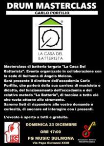 casa del batterista 2018