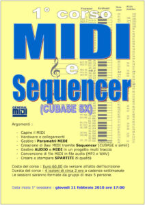 corso midi sequencer 2010