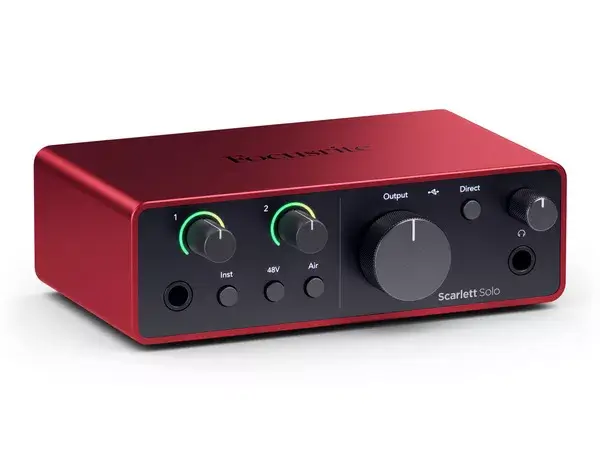 focusrite scarlett solo 4th gen - 4